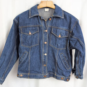 Men's Vintage Baggy Denim Jacket Medium